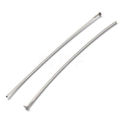 304 Stainless Steel Flat Head Pins STAS-YW0001-50-1
