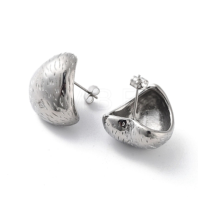 304 Stainless Steel Stud Earrings for Women EJEW-D095-02P-1