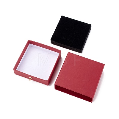 Square Paper Drawer Jewelry Set Box CON-C011-03A-02-1