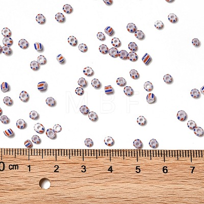 6/0 Opaque Colours Seep Glass Seed Beads SEED-F003-04A-11-1