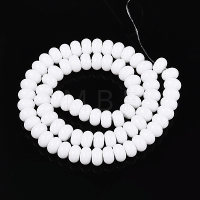 Opaque Spray Painted Glass Beads LS-GLAA-ZX008-8mm-18G-1