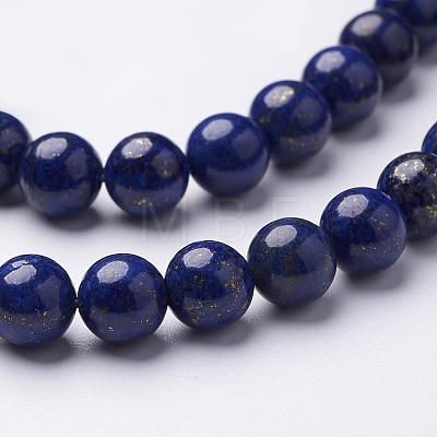 Dyed Grade A Natural Lapis Lazuli Beads X1-GSR8mmC123-1