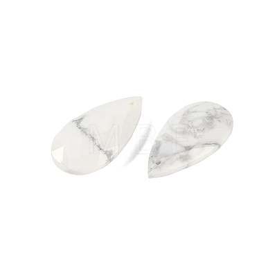 Natural Howlite Pendants G-C140-05C-1