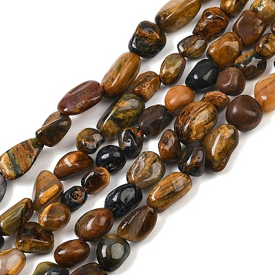 Natural Pietersite Beads Strands G-A286-A01-01-1