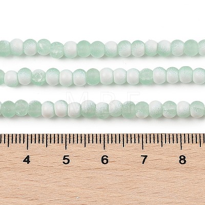 Frosted Crackle Glass Beads X1-GLAA-U001-4mm-M01-1