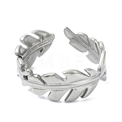 304 Stainless Steel Cuff Rings RJEW-M019-36P-1