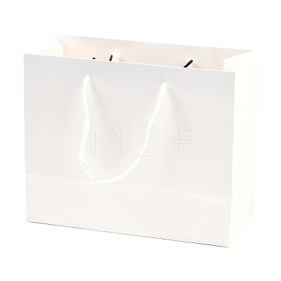 Rectangle Paper Bags with Rope Handles CARB-L011-02B-06-1