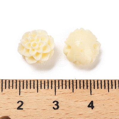 Synthetic Coral 3D Flower Rose Beads CORA-L046-A01-1