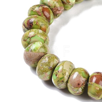 Dyed Synthetic Imperial Jasper Beads Strands G-P529-E01-A04-1