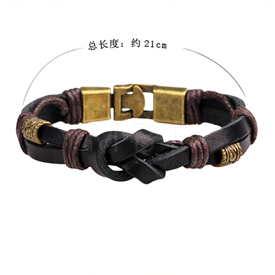Cord Bracelets BJEW-N0011-049A-1