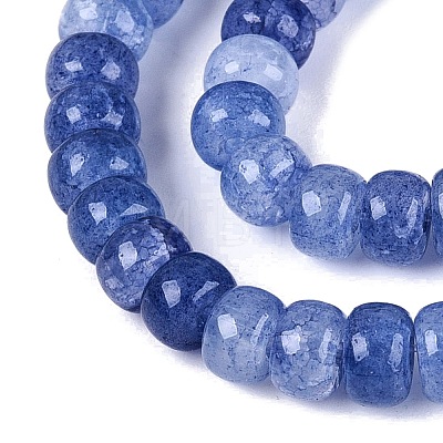 Ombre Effect Dyed Glass Beads Strands X-GLAA-Q106-05A-A16-1