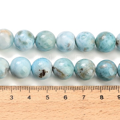Natural Larimar Beads Strands GG-CBA007A-B01-12mm-1