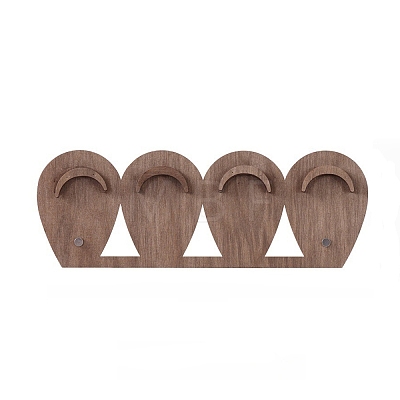 4-Slot Wood Jewelry Display Stands ODIS-A014-01A-1