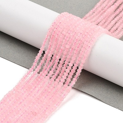 Natural Rose Quartz Beads Strands G-ONLY-T-B03-01A-1