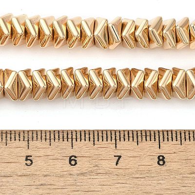 Electroplated Synthetic Non-magnetic Hematite Beads Strands G-L606-A01-01B-1