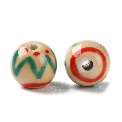 Handmade Porcelain Beads PORC-G011-02B-1