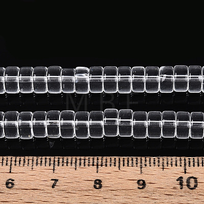 Transparent Glass Beads Strands LS-GLAA-N028-3x6mm-01-1