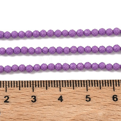 Synthetic Lepidolite/Purple Mica Beads Strands G-G823-16-3mm-01-1
