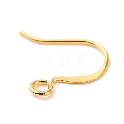 Brass Earring Hooks X-KK-F824-012G-1