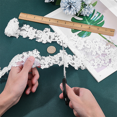 2Yards Polyester Lace Trim OCOR-FG0003-28B-1