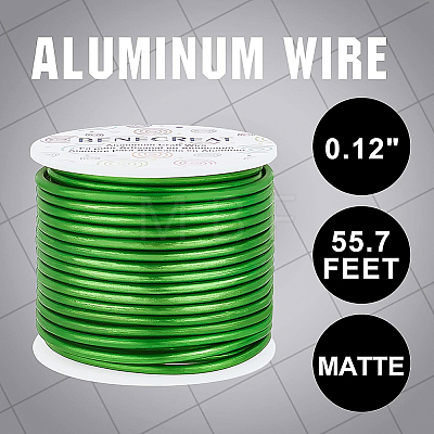 Matte Round Aluminum Wire AW-BC0003-30H-3.0mm-1