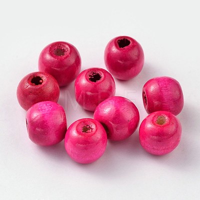Natural Wood Beads TB12mmY-2-1
