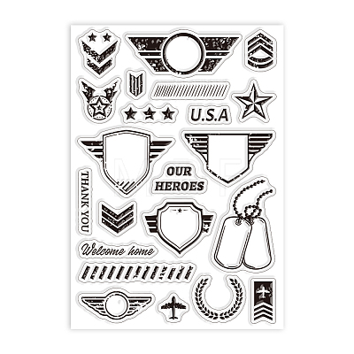 Custom PVC Plastic Clear Stamps DIY-WH0448-0683-1