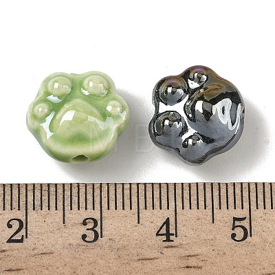 Glazed Porcelain Beads PORC-B005-03-1