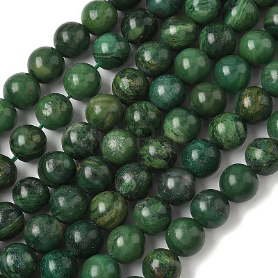 Natural African Jade Beads Strands G-D840-53-10mm-A-1