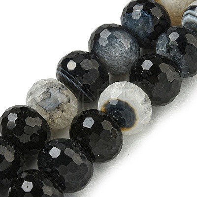 Natural Crystal and Agate Beads Strands G-P546-B02-02-1