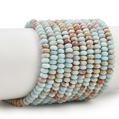 Synthetic Aqua Terra Jasper Beads Strands G-S366-102A-1