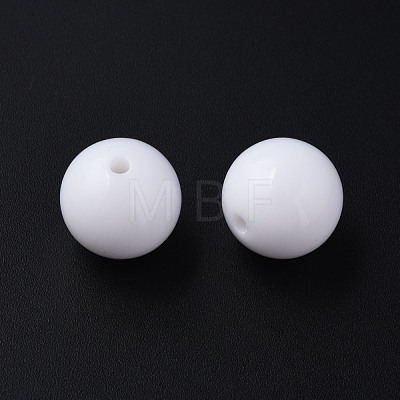 Opaque Acrylic Beads MACR-S370-C18mm-01-1