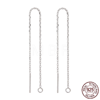 925 Sterling Silver Ear Stud Findings STER-I014-04S-1