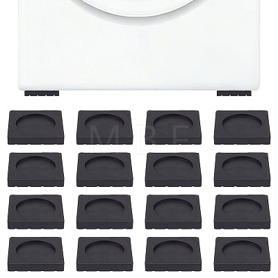 Rubber Anti-slip and Shock-Absorbing Foot Pads for Washing Machines AJEW-WH0696-615-1