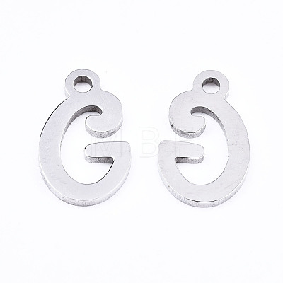 201 Stainless Steel Charms STAS-T044-217P-G-1