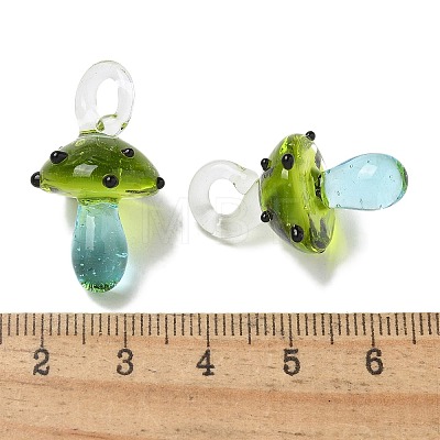 Handmade Lampwork Pendants LAMP-M021-01A-1