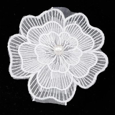 12Pcs 12 Style Flower/Butterfly Polyester Embroidery Sew on Clothing Patches PATC-CA0001-10-1