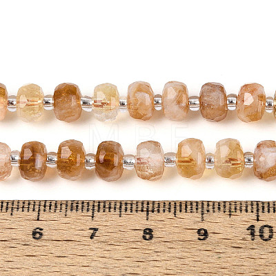 Heated Natural Citrine Beads Strands G-T144-A01-11-1