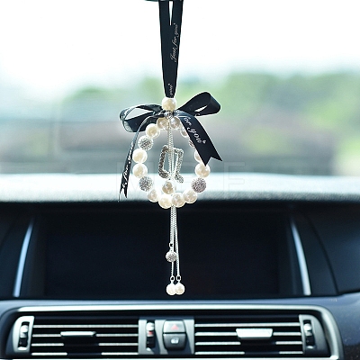 Rhinestone Car Pendant Decorations PW-WGDBF70-01-1