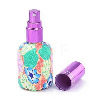 Refillable Polymer Clay Perfume Bottles MRMJ-K012-01-1