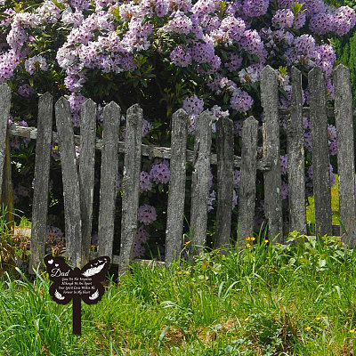 Acrylic Garden Stake AJEW-WH0364-012-1