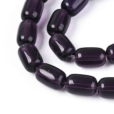 Transparent Glass Beads Strands GLAA-T028-14T-A04-1