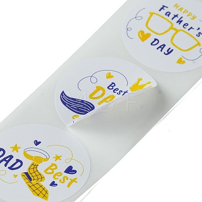 Father's Day
 8 Styles Stickers Roll DIY-R083-01A-1