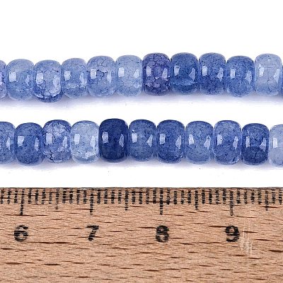 Ombre Effect Dyed Glass Beads Strands GLAA-Q106-05A-A16-1