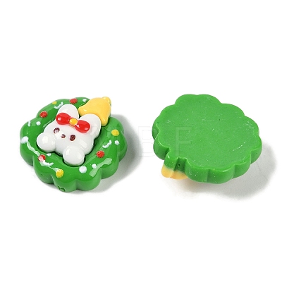 Christmas Opaque Resin Decoden Cabochons CRES-M036-12G-1