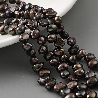 Dyed Natural Cultured Freshwater Pearl Beads Strands PEAR-A006-19B-X-1