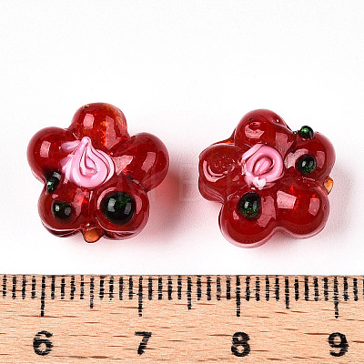 Handmade Lampwork Beads Strands LAMP-D015-08L-1