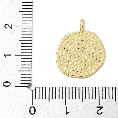 Brass Enamel Pendants KK-P293-11G-03-1