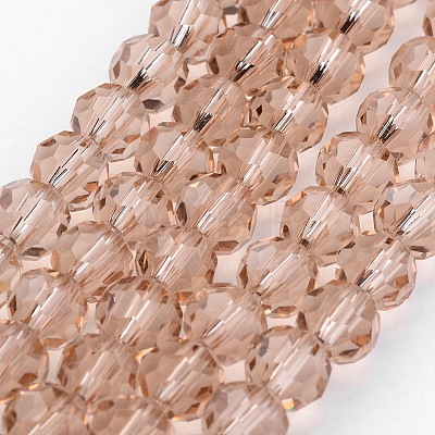 Transparent Glass Bead Strands X-GLAA-G013-8mm-90-1