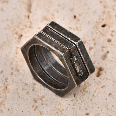 304 Stainless Steel Folding Finger Rings for Men WG34ADE-08-1
